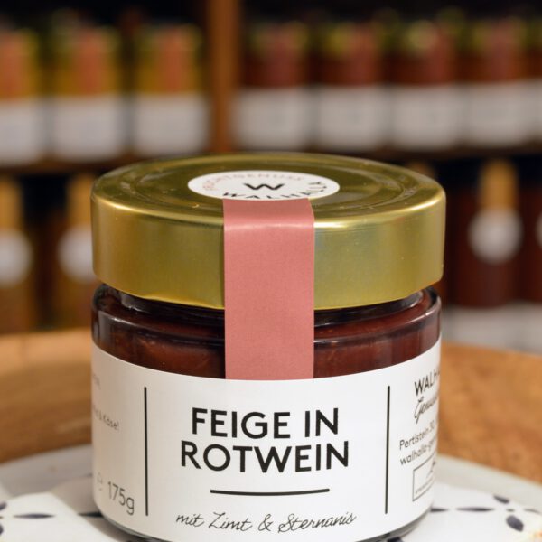 Feige in Rotwein