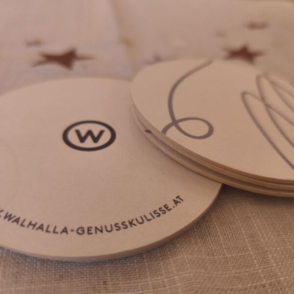 5 Stück Walhalla Bierdeckel